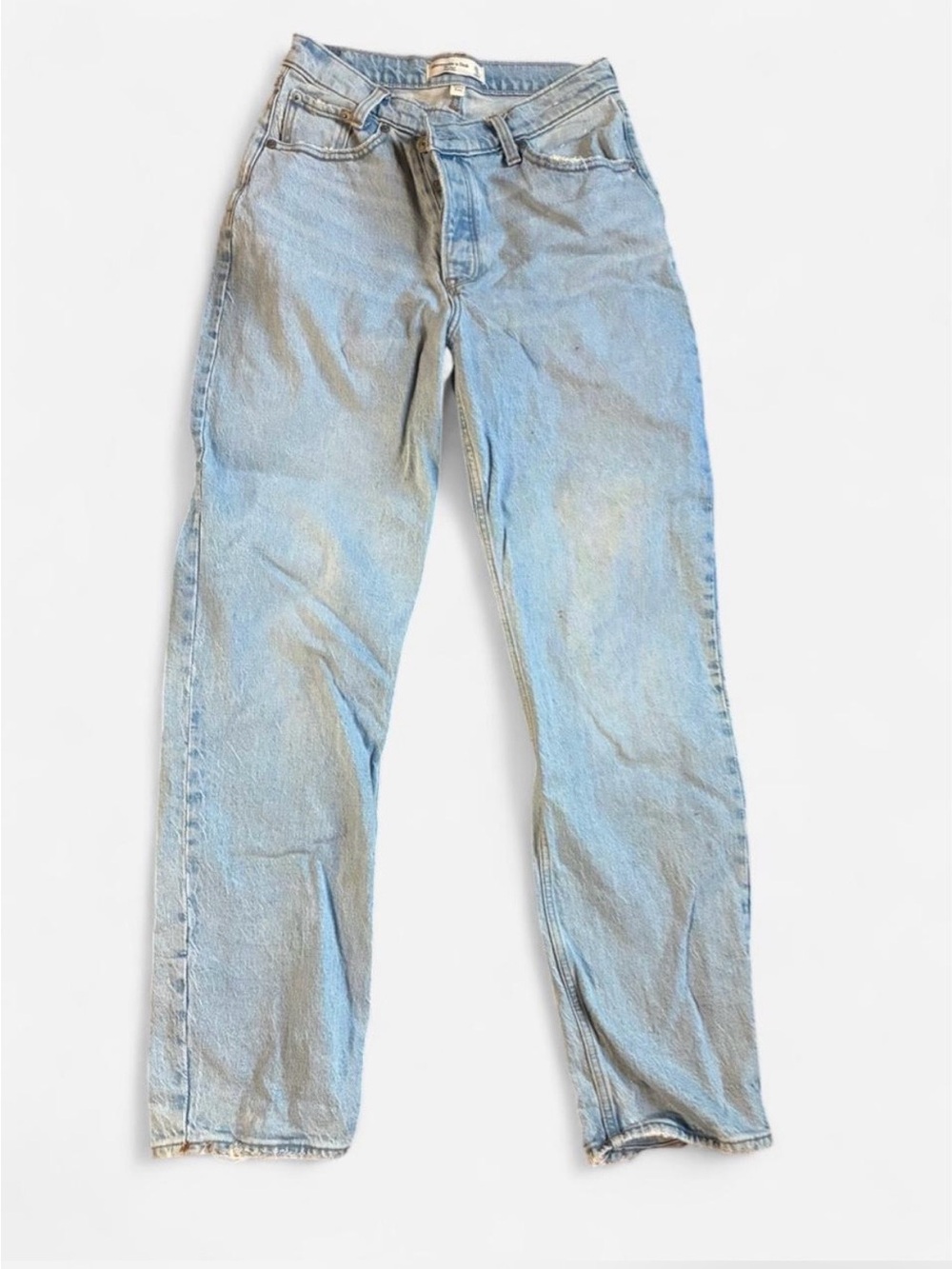 Abercrombie & Fitch Light Wash Straight Jeans